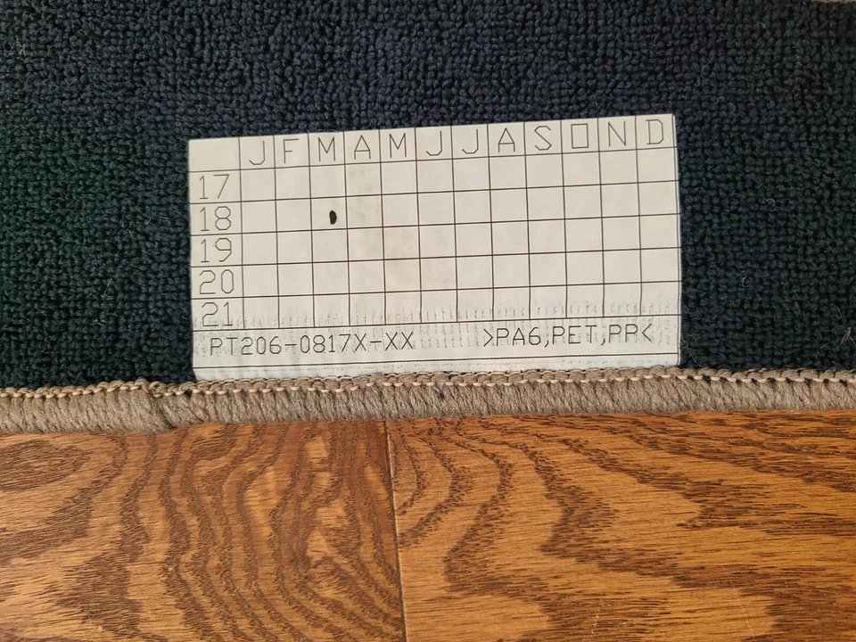 2018-2019 Toyota Sienna Xle Rear 3rd Row Left Runner Floor Carpet Mat — 第 3/3 张图片