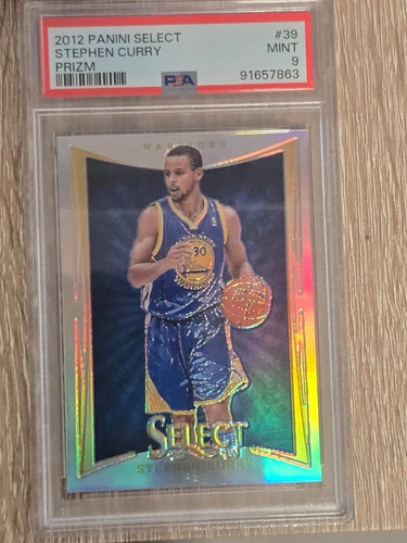 2012 Panini Select Stephen Curry Prizm PSA 9 card # 39