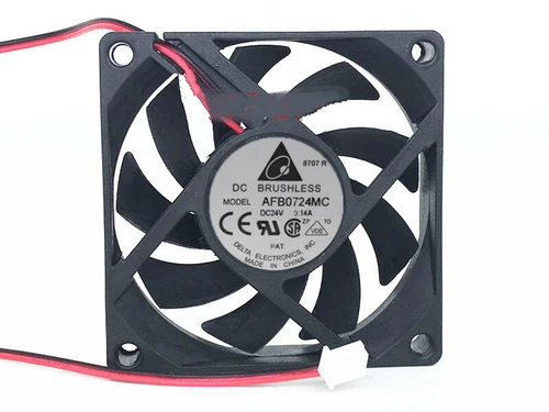 Großer Air Volume Inverter Kühlgebläse AFB0724MC 24 V 0,14 A 70 * 70 * 15 mm - Afbeelding 1 van 1