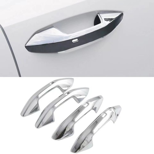 For Audi A3 -tron 2021 electroplate Exterior Side Door Handle Cover Trim silve