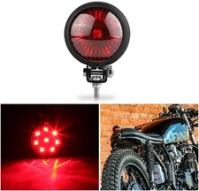 Tail Light LED Bates Style Bullet Brake Stop Rear Lamp Compatible with Red
