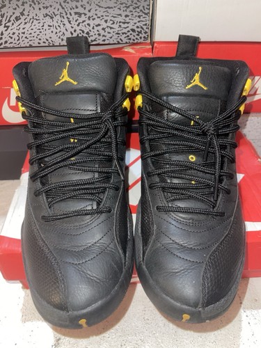 Size 9.5 - Jordan 12 Retro Mid Black Taxi No Box - Picture 3 of 6