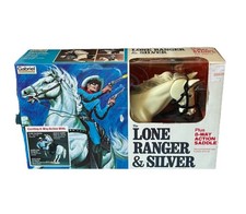 The Lone Ranger  Silver Figure Gabriel 1977 NOS Never Used Rare READ