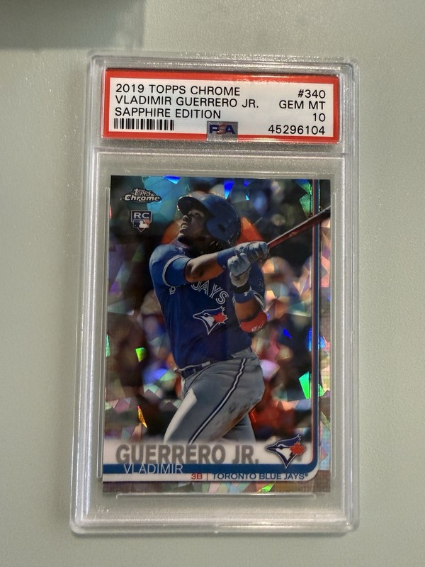 2019 Topps Chrome Sapphire Edition - Vladimir Guerrero Jr. #340 (RC) PSA 10