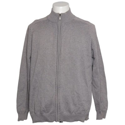 C.Comberti, Strickjacke, Herren, Größe: 52, Grau, Baumwolle, Einfarbig #vf4