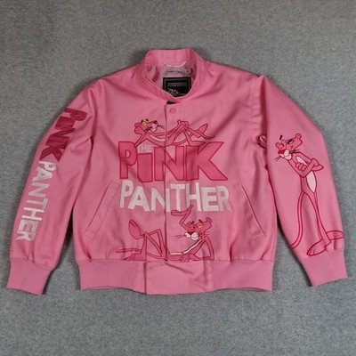 Headgear Classics Pink Panther Jacket Women XS Double Sided Embroidered Bomber