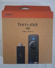 Amazon Fire TV Stick HD Streaming Device 8GB/Wifi 5 With Alexa Voice Remote 2024