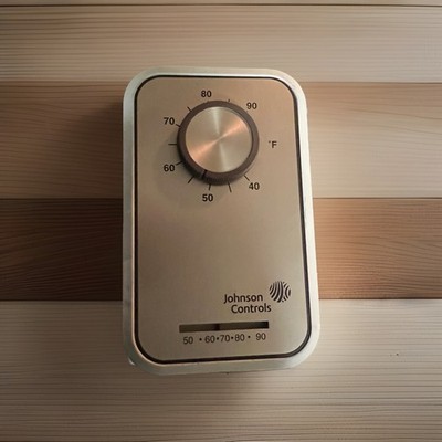 JOHNSON CONTROLS: T26S-18C LT DUTY LINE VOLTAGE HEAT-COOL THERMOSTAT (NEW)