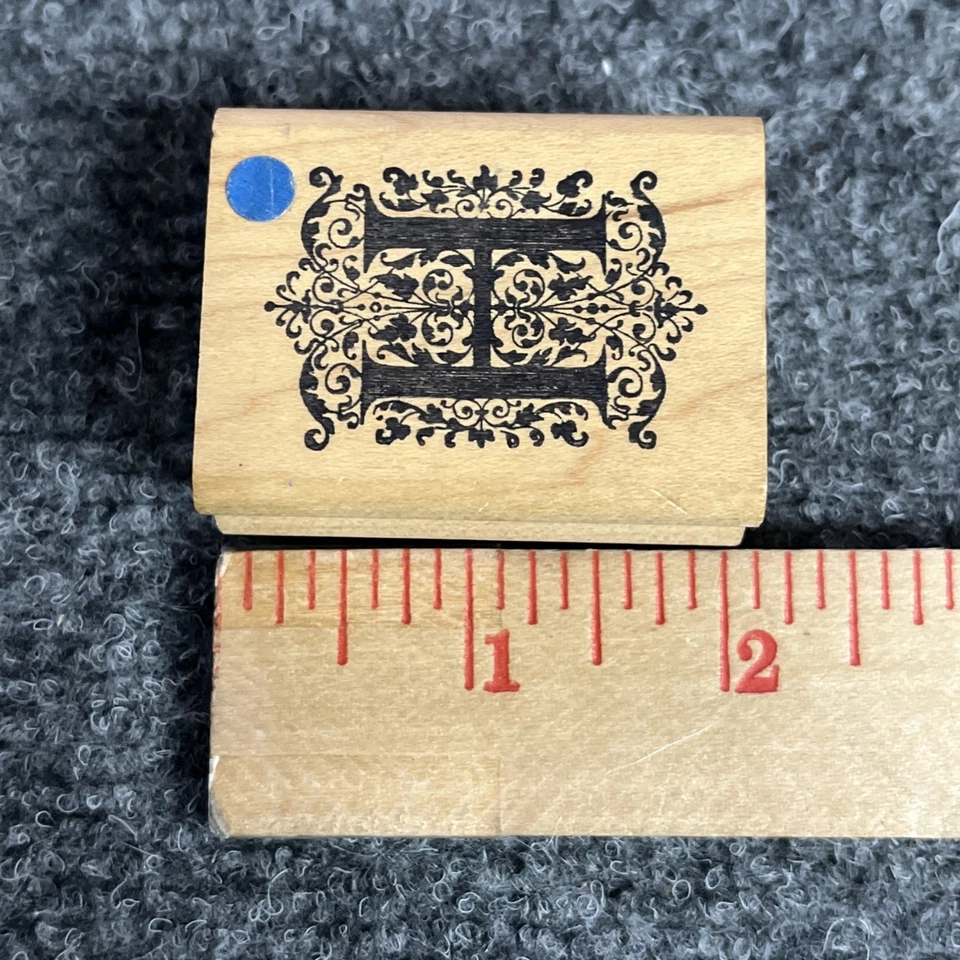 Sello Francisco Goma Sello Letra H Filigrana  Foto 3 de 3