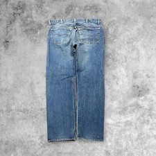 Levi’s 501-0000 546 Vintage 80s Blue Jeans 90s USA Made 38x36 Straight Leg Denim