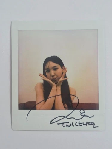Twice NAYEON Healing Bird Event Prize Polaroid 7.5cm x 8.5cm Autographed Signed