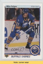 1990-91 Upper Deck French Mike Foligno #378 READ m5x