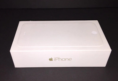 iPhone 6 Empty Box Only White Rectangle Storage w/ Insert 3-5/8 x 1-5/8 x 6-3/4 