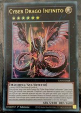 CYBER DRAGO INFINITO (Dragon Infinity) Ultra Rara in Italiano RA04-IT068 YUGIOH