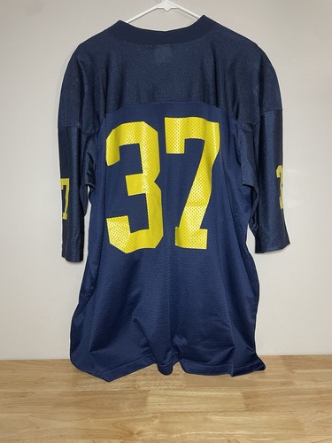 University Of Michigan ( U Of M ) Wolverines Football Jersey Team Nike #37 XL! - Picture 2 of 20