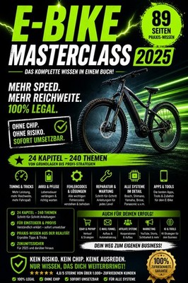 E-Bike Masterclass 2026   Mehr Speed & Reichweite | OHNE CHIP | PDF Download
