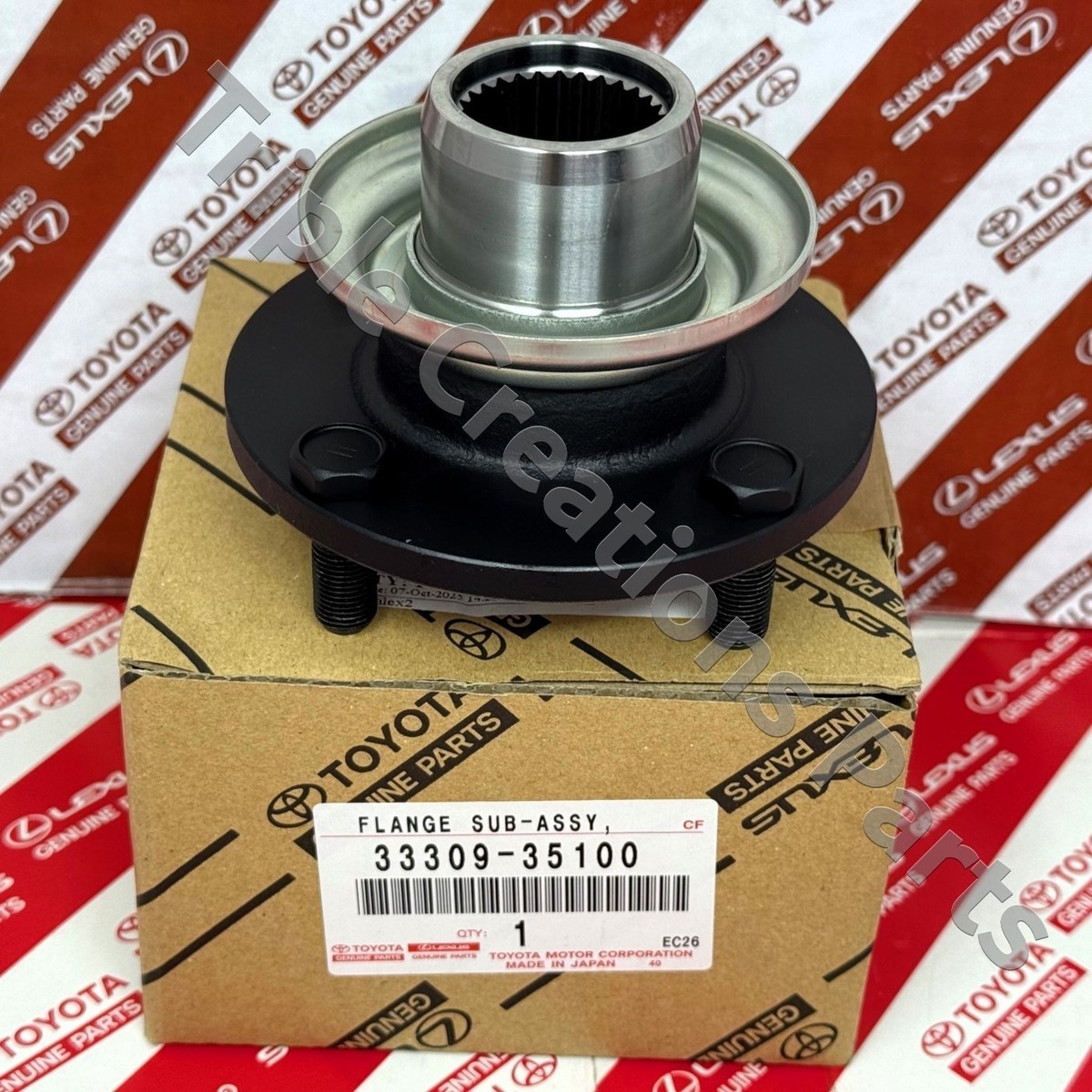 Genuine Toyota 3330935100 Flange Sub-Assy Output Shaft Companion