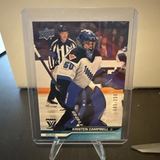 2024 Upper Deck PWHL 1st Edition Deluxe 185/250 Kristen Campbell #25 Rookie RC