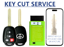 Key Cut Remote Key For Toyota Corolla Camry 2014 - 2018 Hyq12bdm Set Up Tool