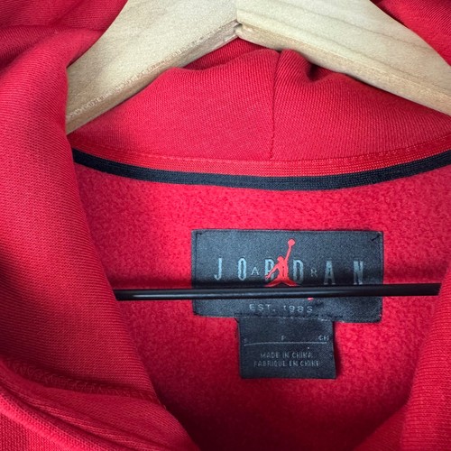 Nike Air Jordan Men's Size Small Red Tokyo City HBR Pullover Hoodie Jumpman Logo - Picture 3 of 5