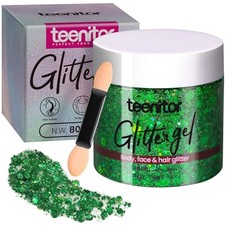Green Body Glitter, Face Glitters, Green Glitter, Body Glitter Gel, Hair green