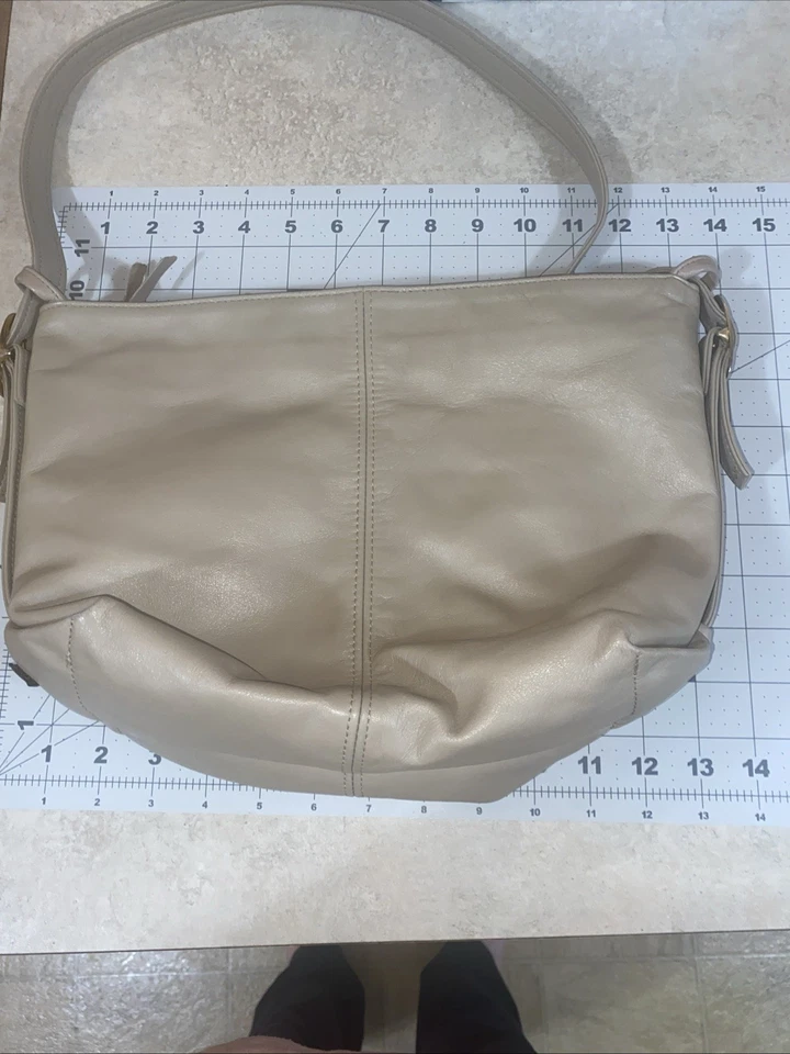 Vintage SAS Shoulder Bag Leather Purse Genuine Hand Sewn Multiple Compartments - Image 2 of 4