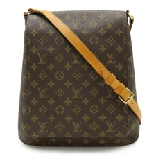 Louis Vuitton Musette Monogram Shoulder Bag Women Brown One Size 652618