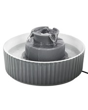 Ceramic Cat Water Fountain, 2.1L/71oz Cupcake Pet Water Fountain for Cats and...