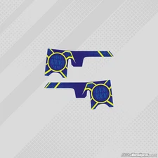 LN Kart Style Rear Bumper End Stickers to Fit OTK M10 Rear - JakeDesigns