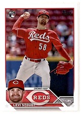 2023 Topps Update Levi Stoudt RC Cincinnati Reds #US149