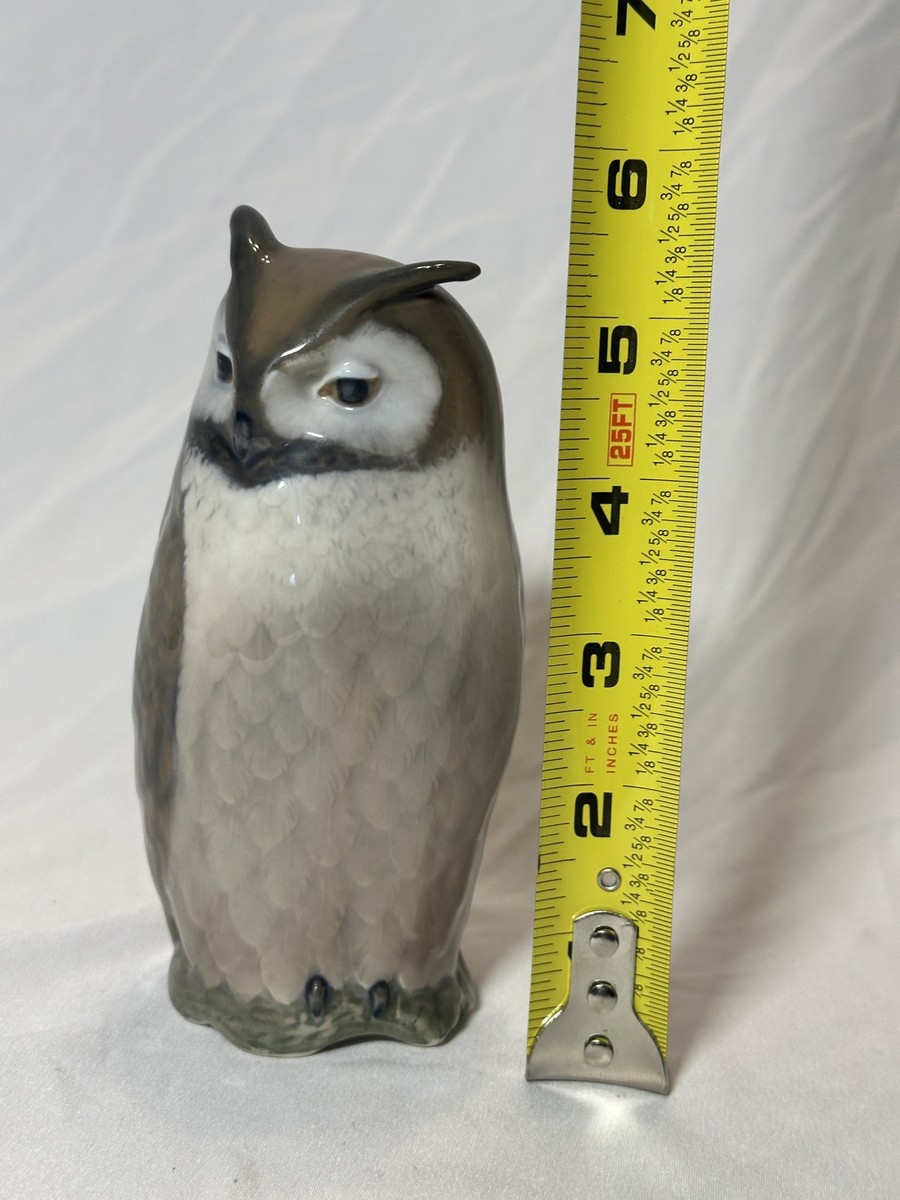 VINTAGE Royal Copenhagen Denmark 2999 Porcelain Figurine Owl