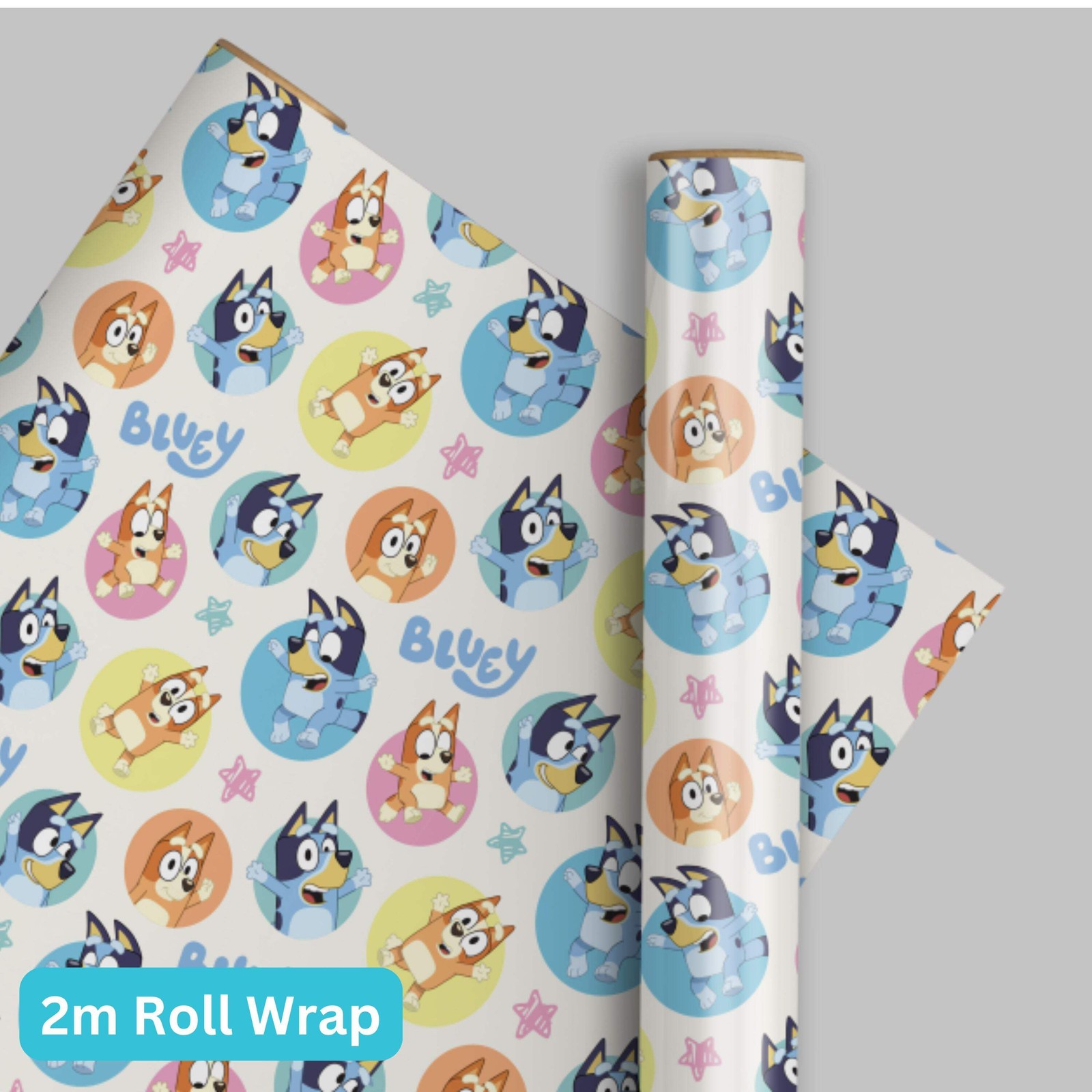 Bluey 2m Roll Wrapping Paper