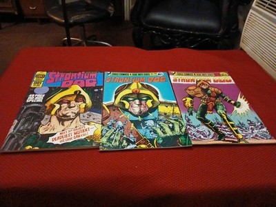 Lot Of 3 Strontium Dog Comics #1 Jan #1 Dec #3 Feb Eagle Comics Very Good