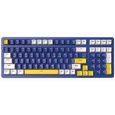 Qisan Wireless/Wired Mechanical Gaming Keyboard, Triple Mode 2.4G/USB-C/BT (9...