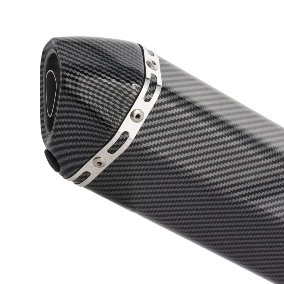 Silenciador tubo de escape deslizable 370 mm para Honda CBR300R CB300F Foto 3 de 4