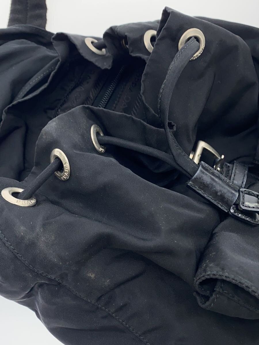 PRADA Backpack Nylon BLK Solid - image 7