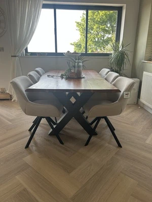 4 X Dining Chairs, Strong Structure, High Quality Fabric - Image 1 of 4