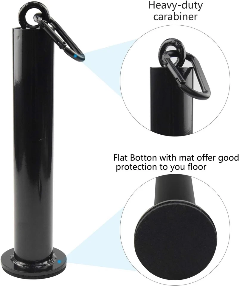 Pasador de carga de peso LFJ con mosquetón ajuste placa de peso olímpica de 1 pulgada y 2 pulgadas Foto 3 de 4