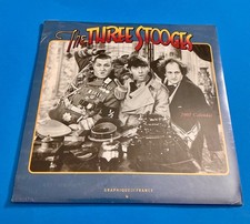 VINTAGE THE THREE STOOGES 2005 WALL CALENDAR BRAND NEW SEALED