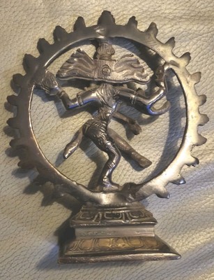 Vintage Old Rare Handmade Dancing Natraja Brass Figurine Statue Collectible