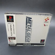 Metal Gear Solid PS1 Tactical Espionage Action with Spine and Manual Japan