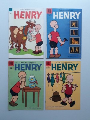 Carl Anderson's Henry 39, 53, 56, 62 Dell Comics