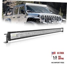 Led Light Bar 50 inch Straight 648W Spot Flood Combo Off 50" 648W Straight
