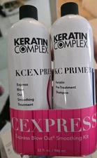Keratin Complex EXPRESS  Blow Out Smoothing Treatment & Shampoo 16 x 2 = 32 Oz 