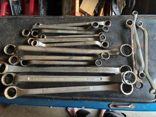 Craftsman Others Double Box End Wrenches Lot Of 15 Made-in-usa Vintage Sae
