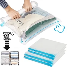 1/3/5Pcs Vacuum Bags for Storing Clothes Suitable for Luggage and Essential Trav