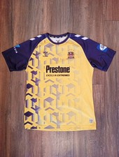 Wigan Warriors Size Large 2019-2020 Top Yellow Dark Purple