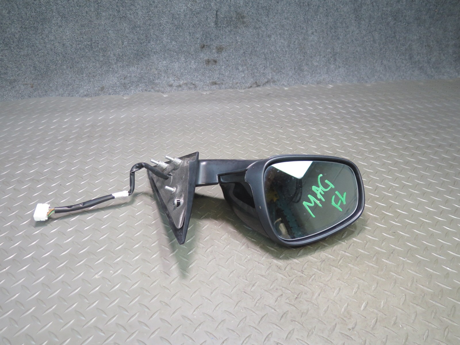 2008-2019 MASERATI GRANTURISMO M145 LEFT DOOR EXTERIOR SIDE VIEW MIRROR BLACK