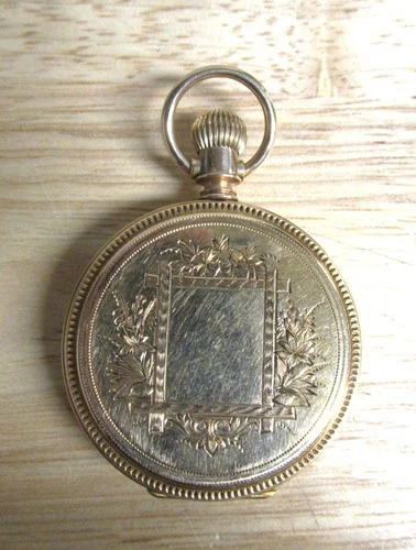 ANTIQUE ELGIN 8S 11J B.W.C.CO. WHEAT 14K OVER 8K GOLD HUNTER POCKET WATCH