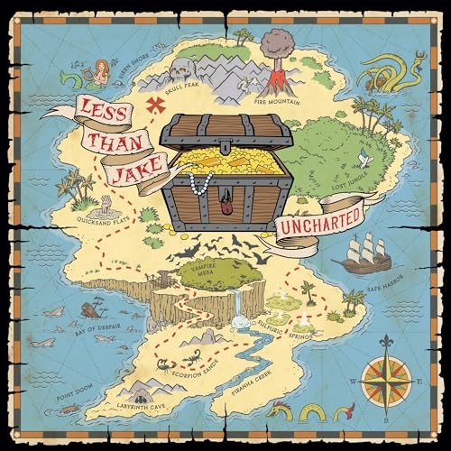 Less Than Jake - Uncharted Sapphire Marble Vinyl - Vinyl Record - G3Z-image